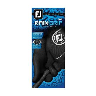 Women's Footjoy RainGrip Pair Golf Gloves Black NZ-613725